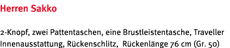 Herren Sakko 2-Knopf, zwei Pattentaschen, eine Brustleistentasche, Traveller Innenausstattung, R ckenschlitz, R ckenl   